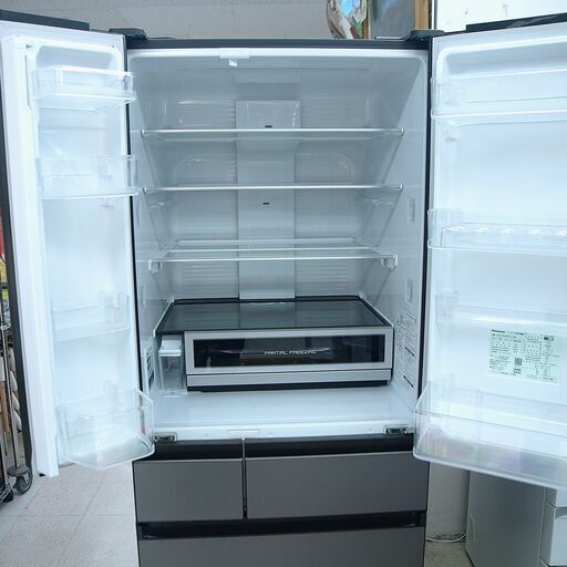 冷蔵庫600L 6ドアパナソニックNR-F608WPX-Jリユース品価格