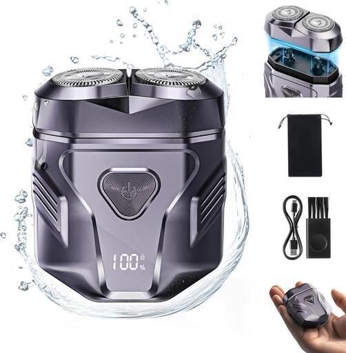 ☆★新品未使用★☆ シェーバー メンズ 電気シェーバー 乾湿両用 髭剃り 液晶画面 残量表示 ロック