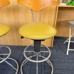 ◎回転する丸椅子 カウンター用 3脚セットの画像