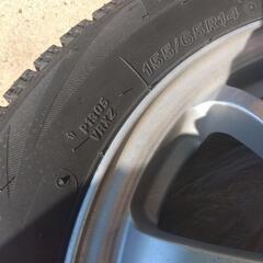 スタッドレスタイヤ　ブリヂストン155 65Ｒ14使用浅の画像