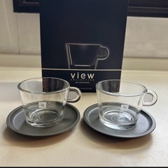 Nespresso コーヒーカップ&ソーサー2脚セット  