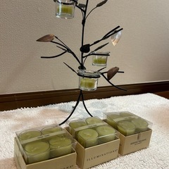 最終値下げ！お洒落キャンドルホルダー！！キャンドル39個おまけ付きの画像