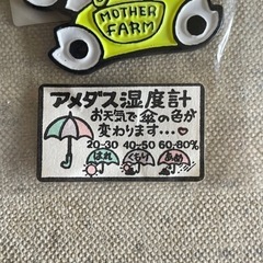 【未使用品】マザー牧場　アメダス湿度計キーホルダーの画像