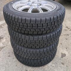 155/65R14　スタッドレスアルミセット　軽自動車全般　ダンロップ　セリアル4717　7分山位の画像