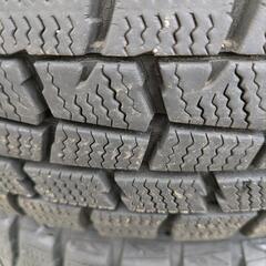 155/65R14　スタッドレスアルミセット　軽自動車全般　ダンロップ　セリアル4717　7分山位の画像