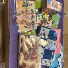 新品未開封、猫柄グッズ色々まとめ売り8点