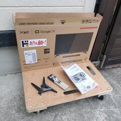 【2023年製】動作OKGoogleTV　24V型フルHDチューナレススマートテレビ