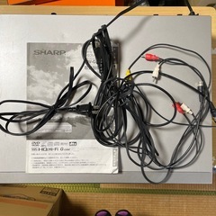 【ジャンク品】SHARP Hi-Fiビデオ一体型DVDプレーヤー