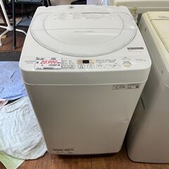 リサイクルショップどりーむ天保山店　No15319　洗濯機　SHARP　2021年製　7.0㎏　訳アリ商品　可動品　側面凹み有り