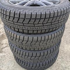 155/65R14　スタッドレスアルミセット　軽自動車全般　ヨコハマ　セリアル2223　まだイボがあるバリ山タイヤの画像