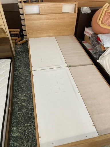 引き出し付　シングルベッド　枠のみ　リサイクルショップ宮崎屋　住吉店25.4.29