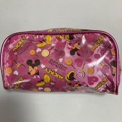 ミニーマウス ビニールポーチ
