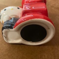 未使用　キティちゃん　ポスト　陶器製　貯金箱の画像