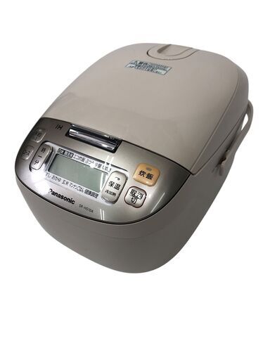 24R535 ジ3 Panasonic パナソニック IH ジャー炊飯器 SR-HS104 5.5合炊き ベージュ 炊飯器 中古品