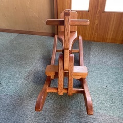 値下げします‼️木馬の画像