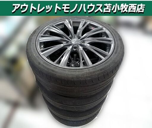 タイヤ付きホイール 4本セット 塗装済み Weds ウェッズ LEONIS レオニス 19×8J 5H 114.3 +38 245/40ZR19 APTANY 2022年 中古 苫小牧西店
