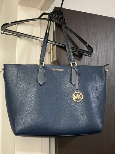 MICHAEL KORS マイケルコース トートバッグ　ネイビー　バッグインバッグ　A4 美品