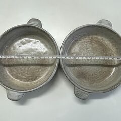 直火用　陶器　焼き皿（ペア）の画像