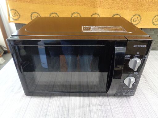 中古美品！　アイリスオーヤマ　電子レンジ　PMB-T176-6-B　2021年製　60Hz専用