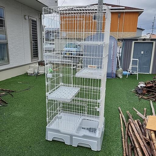 【取引中】猫用、ケージ、三段