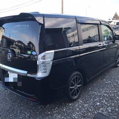 ご購入ありがとうございました！【車検令和8年6月★支払総額29万8000円】平成25年　ホンダ　ステップワゴン　スパーダ　Z　2WD　黒　走行距離158,000㎞　両側スライドドア　9インチナビ　ETC　下取り車の為、お安く出品します。の画像