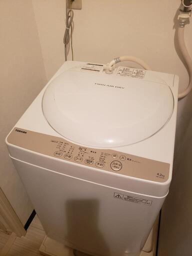 洗濯機 TOSHIBA 2016年製 4.2kg