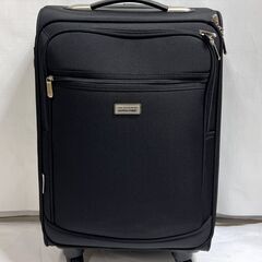 お買い得！アルファキュービック 2泊3日用 キャリーケース スーツケース 旅行カバン ブラック キャスター付き 鍵付き Bの画像