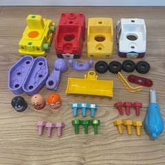 アンパンマン くみたてDIY ねじねじチェンジ! はたらくのりものの画像