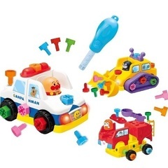 アンパンマン くみたてDIY ねじねじチェンジ! はたらくのりもの