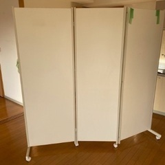 【お譲りします】パーテーション高さ約180cm×幅約60cm×3枚【取りに来ていただける方限定】の画像