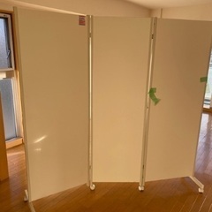 【お譲りします】パーテーション高さ約180cm×幅約60cm×3枚【取りに来ていただける方限定】の画像