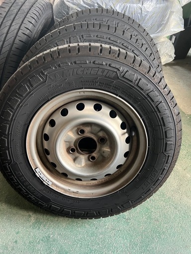 165/80R13 タイヤホイールセット　バリ山
