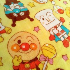 【新品・未使用】ベビーシーツ　お昼寝　アンパンマン　冬用の画像