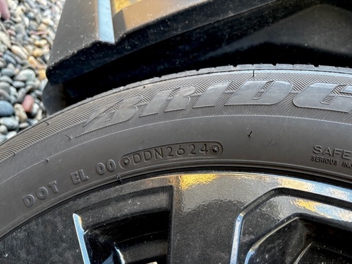 2024年製造！BS 225/55R18