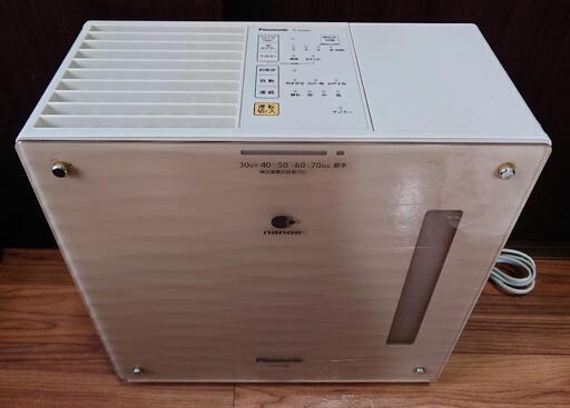 『美品』パナソニック 加湿器 気化式 ナノイー搭載 ~14畳 クリスタルブラウン FE-KXW05-T 2016年製