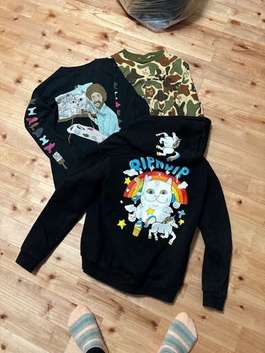 RIPNDIP●ロンTメンズS●パーカーメンズM