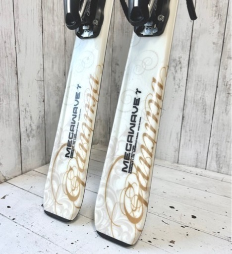 お引取り限定 Swallow MEGAWAVE Gamma Lady スワロー レディーススキーセット 板144cm ブーツ25cm