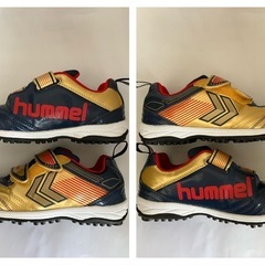 【美品】hummel［ヒュンメル］キッズシューズ①20cmの画像