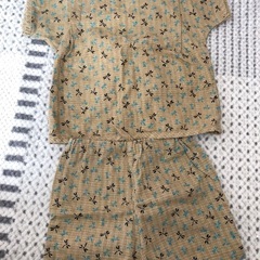 ベビー甚平 80cm とんぼ100%の画像