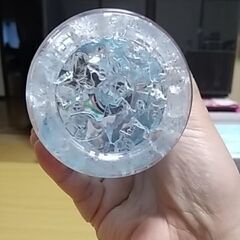【中古♡美品】クラッシュアイスタンブラー 450ml 色：赤青系の画像