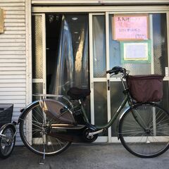 地域限定送料無料　ビビDX　16AH　2024年　子供乗せ　緑　神戸　電動自転車 地域限定送料無料 パナソニック ビビ DX 16AH 2024年 子供乗せ