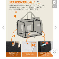 FEANDREA 犬用キャリーバッグ　未使用の画像