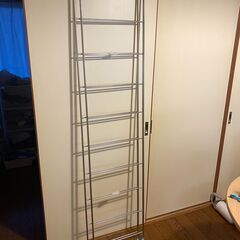 無印良品　ステンレスユニットシェルフ　ステンレス追加用帆立　大