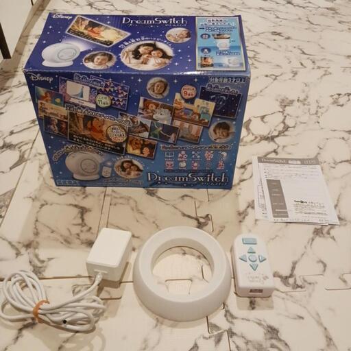 ドリームスイッチの箱、アダプター、リモコン、台