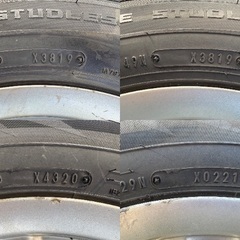 早割(11月24日まで) 195/65R15 プリウスなど 2019年製 スタッドレスタイヤ＋アルミホイール4本セット DUNLOP WINTER MAXX 01 02 15×6.5JJ 5H/100 4H/100 4H/114.3 +48 テーパーナットの画像