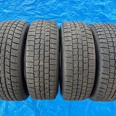 早割(11月24日まで) 195/65R15 プリウスなど 2019年製 スタッドレスタイヤ＋アルミホイール4本セット DUNLOP WINTER MAXX 01 02 15×6.5JJ 5H/100 4H/100 4H/114.3 +48 テーパーナットの画像