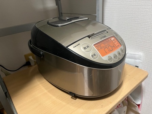 【引き渡しの方が決まりました】タイガー　炊飯器 5.5合炊き 【12月中旬以降にお渡し】