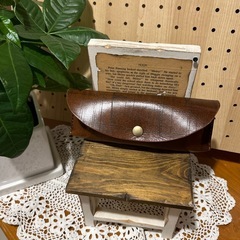 【本革】レザークラフト　メガネケース