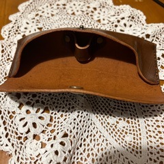 【本革】レザークラフト　メガネケースの画像