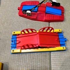 沢山のプラレールセットの画像